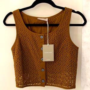 NWT Everlane Eyelet Tank Size 00